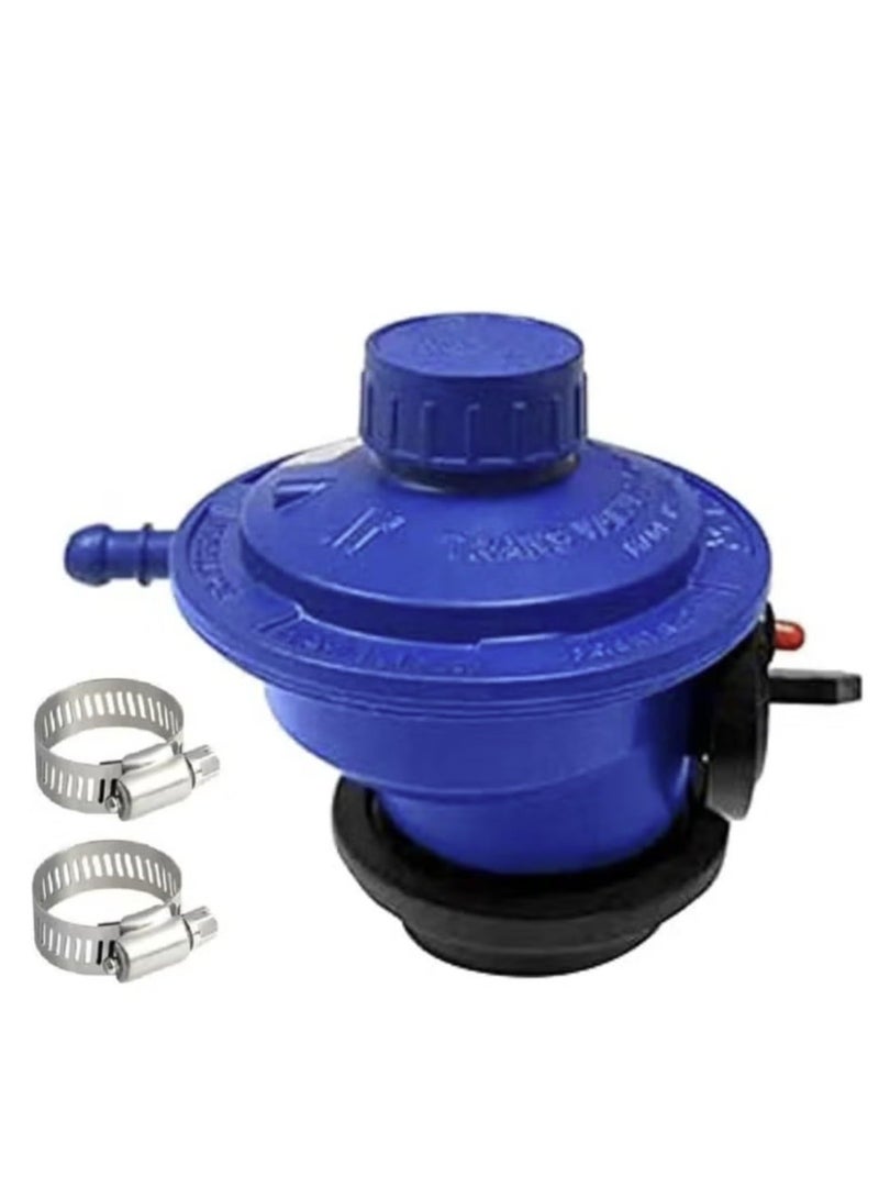 Gas Regulator With 2 m Gas Pipe And Clips - Image 4